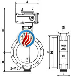 D943H/F/X电动法兰蝶阀