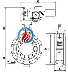 D943H/F/X电动法兰蝶阀