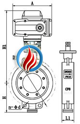 电动调节蝶阀 (法兰式) 