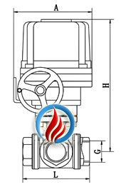 电动三通内螺纹球阀 (配HQ)