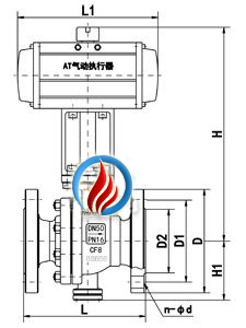 气动高温球阀 (固定式阀体)