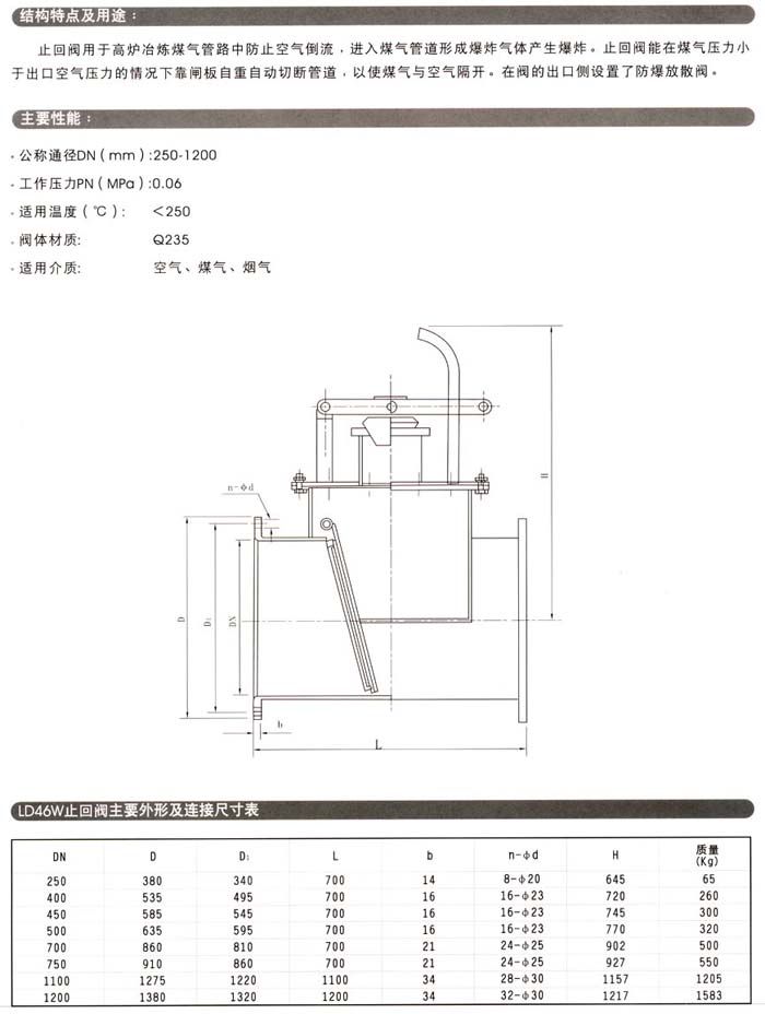 LD64W止回阀