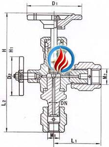 J29H针型阀 (结构图) 
