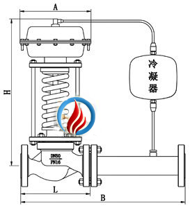 自力式壓力調節(jié)閥(帶冷凝器)